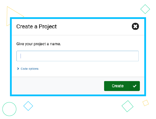 Name your program then click create
